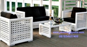 Harga Gambar Produk Kursi Tamu Rotan Sintetis Murah