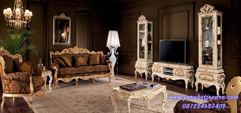 Set Furniture Ruang Tamu Mewah Klasik