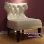 Sofa one seater kayu jati jepara