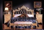 Set Tempat Tidur Antik Mewah Baroque