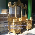 Meja Rias Ukir Klasik Gold Mewah Di Kota Bukit Tinggi