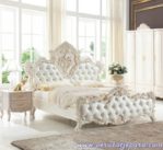 Model Set Kamar Tidur Royal Putih Duco Klasik Ukir Terbaru