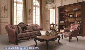 Set Kursi Tamu Glamor Violet