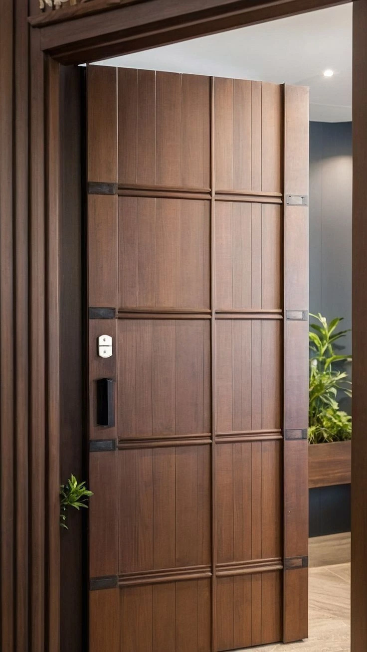 Daun Pintu Kamar Tidur Minimalis Modern KPJ-13