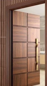 Pintu Kamar Minimalis Kayu Jati Model Modern (KPJ-10)