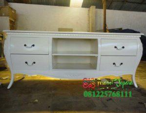 Meja Tv Lengkung 4 Laci