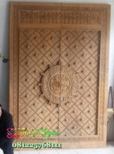 Replika Pintu Masjid Nabawi Kayu Jati TPK Ukiran Jepara